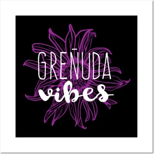 greñuda vibes - flower design Posters and Art